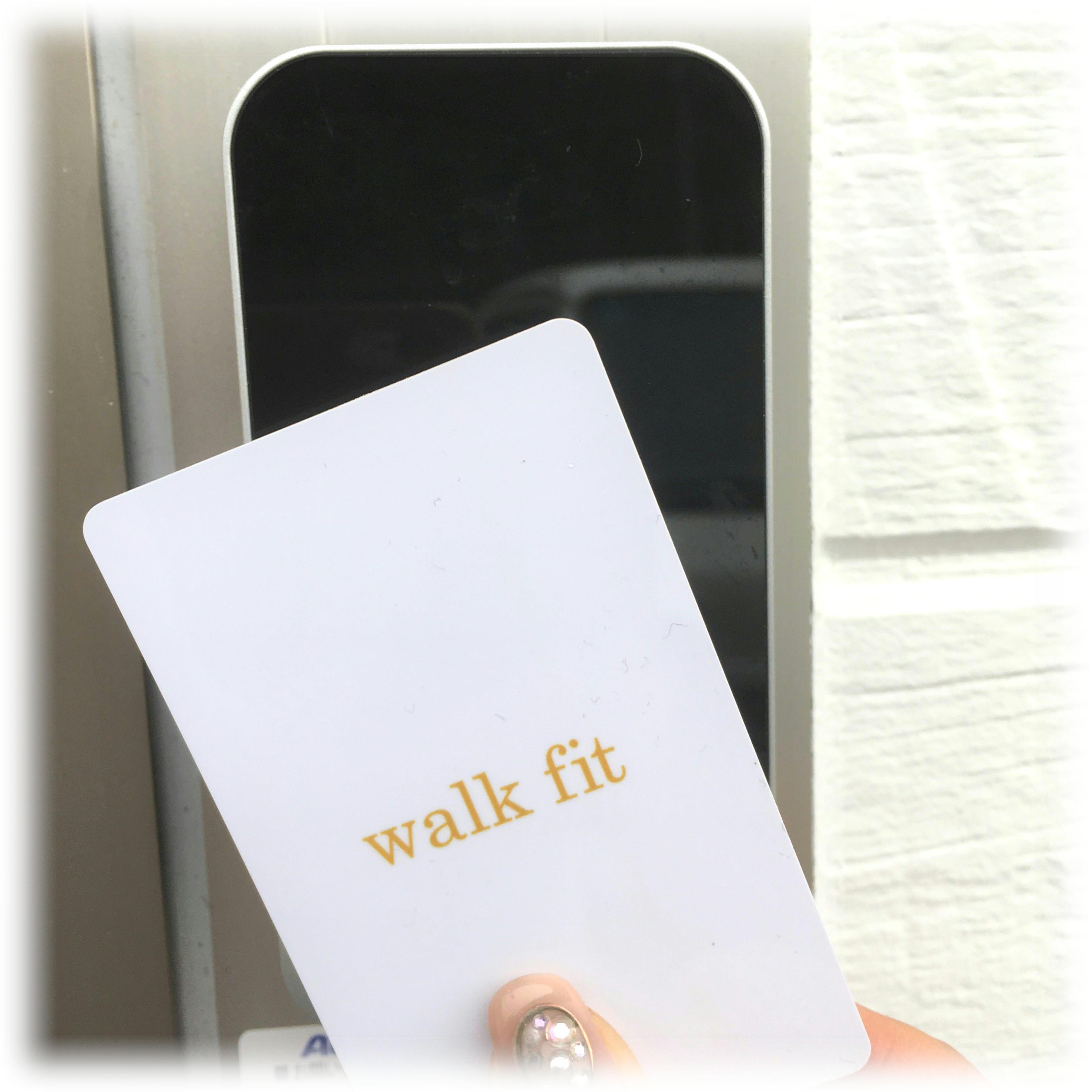 女性専用フィットネスジム『walk fit』の入退室・カードキーのご紹介